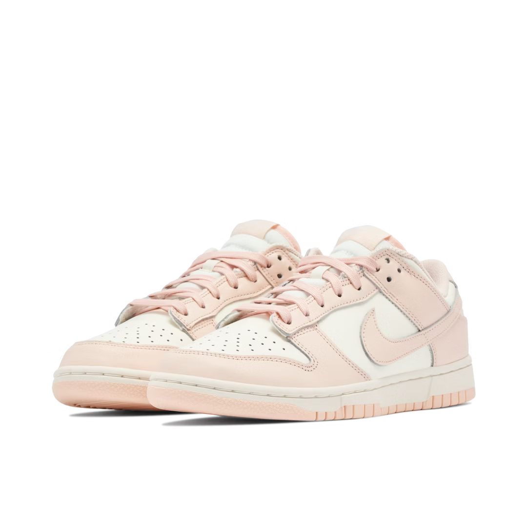 Nike Dunk Low Orange Pearl Rose Clair Blanc