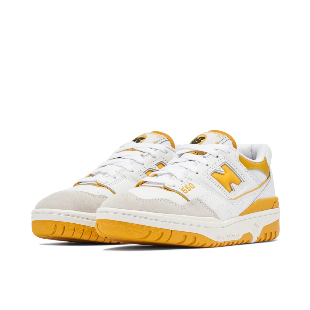 New Balance 550 Sea Salt Varsity Gold