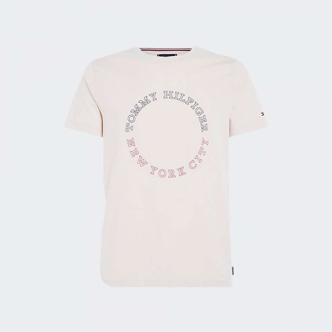Tommy Hilfiger Monotype Roundel T-Shirt Homme Creme