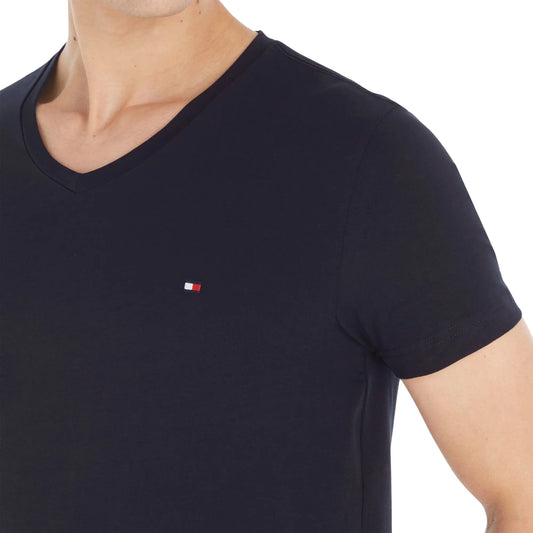 Tommy Hilfiger Core Stretch T-Shirt Homme Bleu Marine