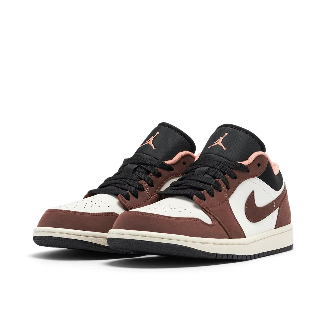 Air Jordan 1 Low Mocha Brown Marron Blanc