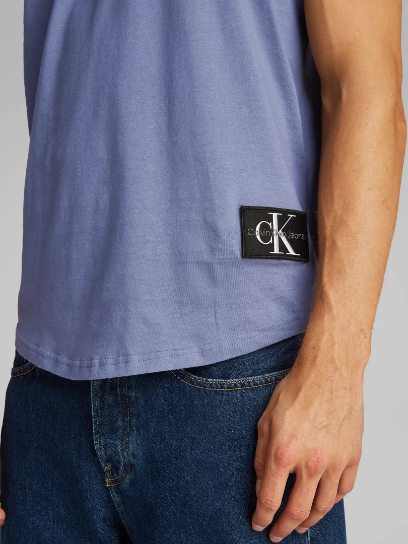 Calvin Klein Jeans Badge Turn Up Sleeve T-Shirt