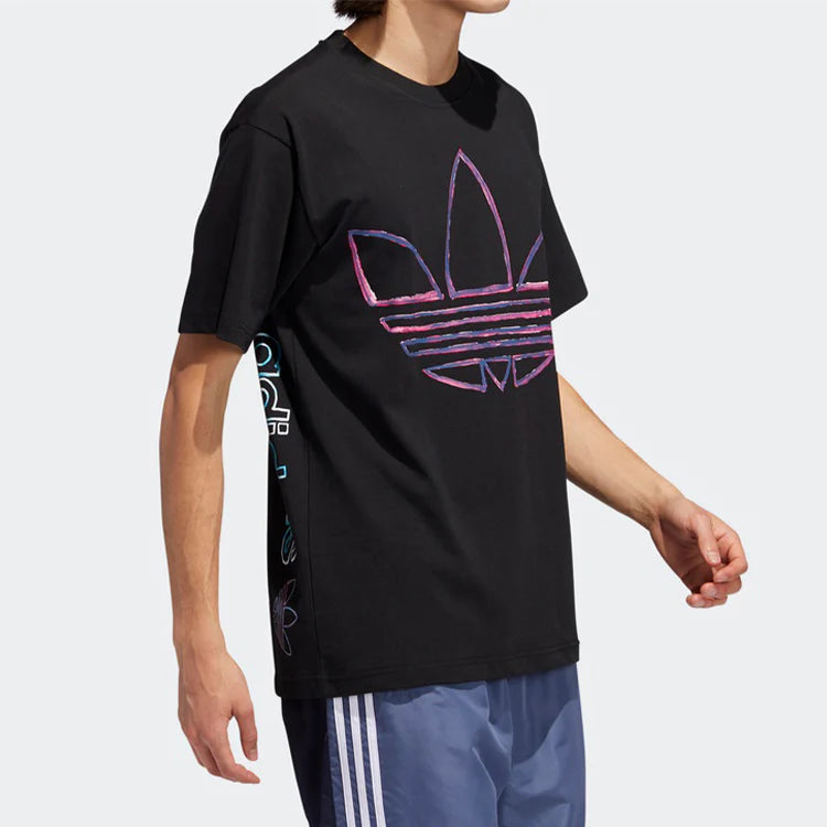 Adidas Watercolor T-Shirt Homme Noir