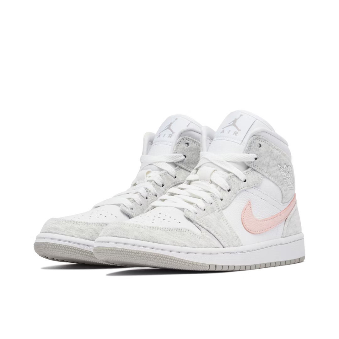 Air Jordan 1 Mid White Iron Ore