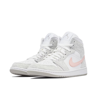 Air Jordan 1 Mid White Iron Ore