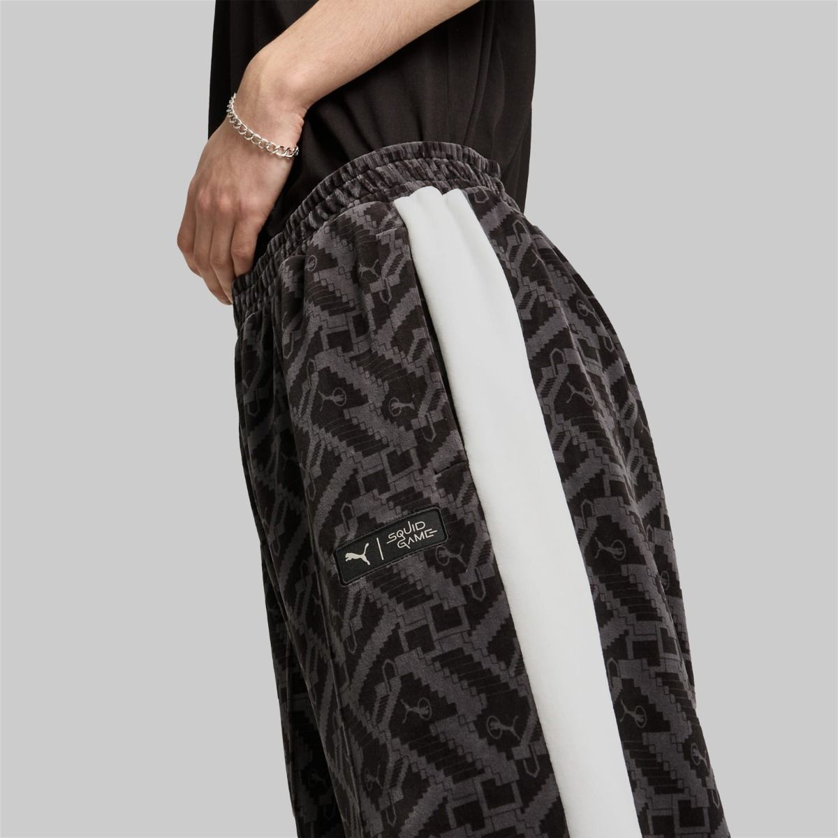 Puma x Squid Game T7 Iconic Straight Track Pantalon Noir