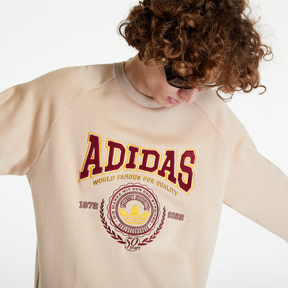 Adidas Originals Varsity Sweatshirt Beige