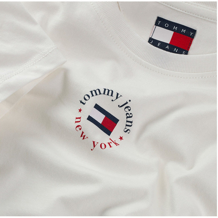 Tommy Jeans Slim Essential Logo 2 T-Shirt Femme Blanc