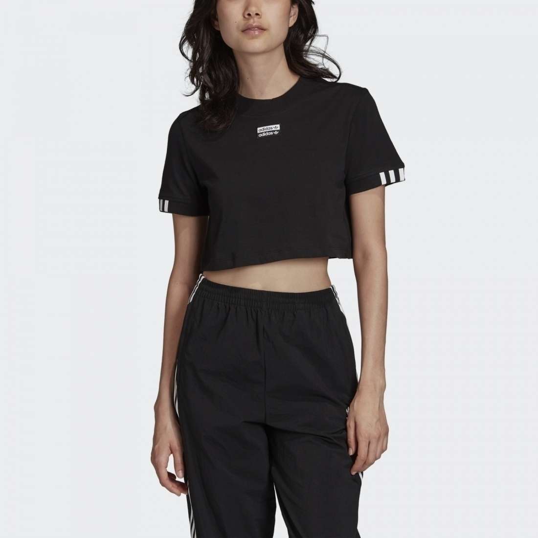 Adidas Originals T-Shirt Cropped Noir