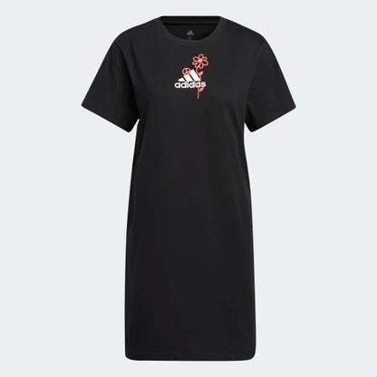 Adidas Fun Sport Graphic Robe T-Shirt Femme Noir