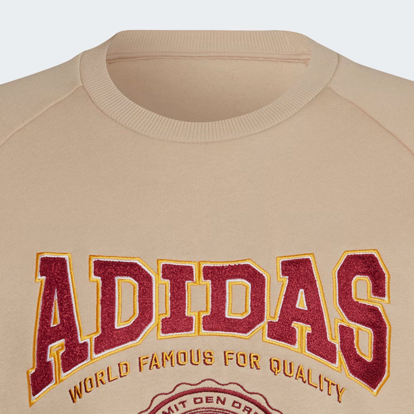 Adidas Originals Varsity Sweatshirt Beige