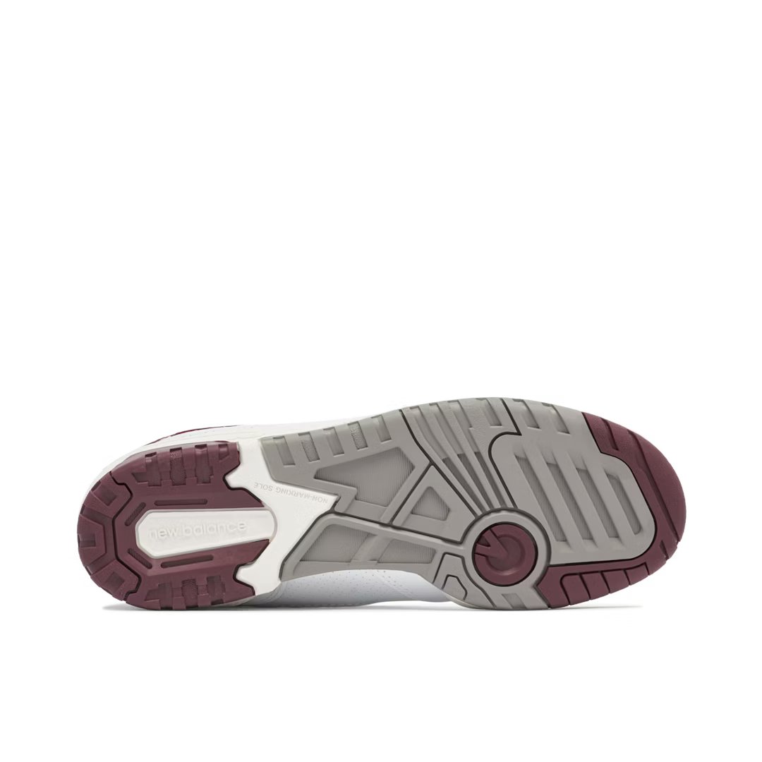 New Balance 550 Burgundy Cyan Blanc Bordeaux