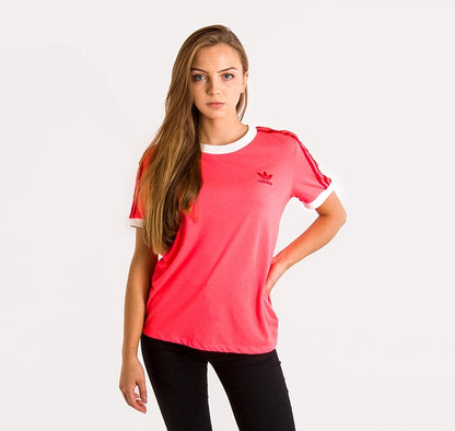 Adidas 3-Stripes T-shirt Flash Red