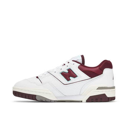 New Balance 550 Burgundy Cyan Blanc Bordeaux