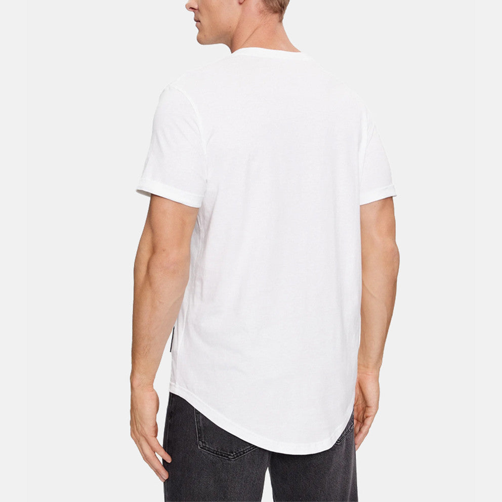 Calvin Klein Jeans Badge Turn Up Sleeve T-Shirt