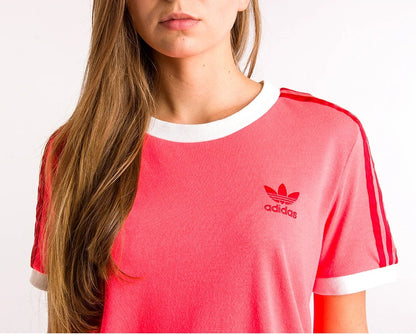 Adidas 3-Stripes T-shirt Flash Red