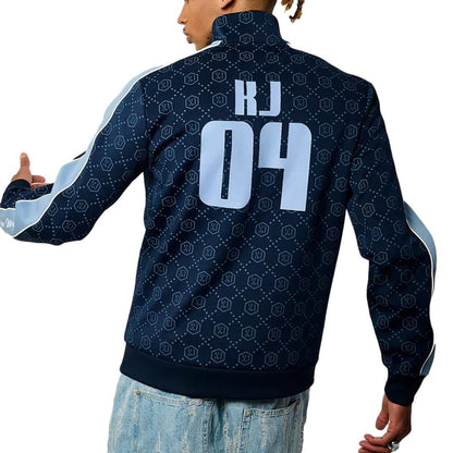Kaporal Jensom33 Sweat Zippé Homme Marine à col montant