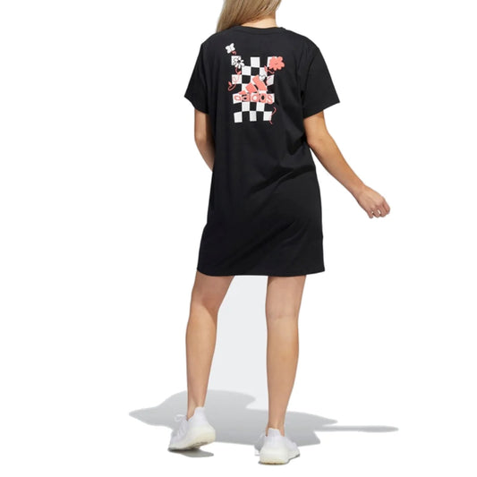 Adidas Fun Sport Graphic Robe T-Shirt Femme Noir