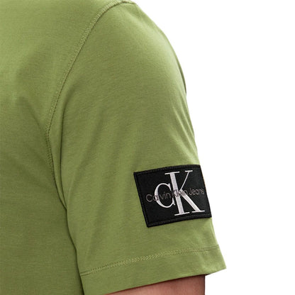 Calvin Klein Badge T-Shirt Homme Vert