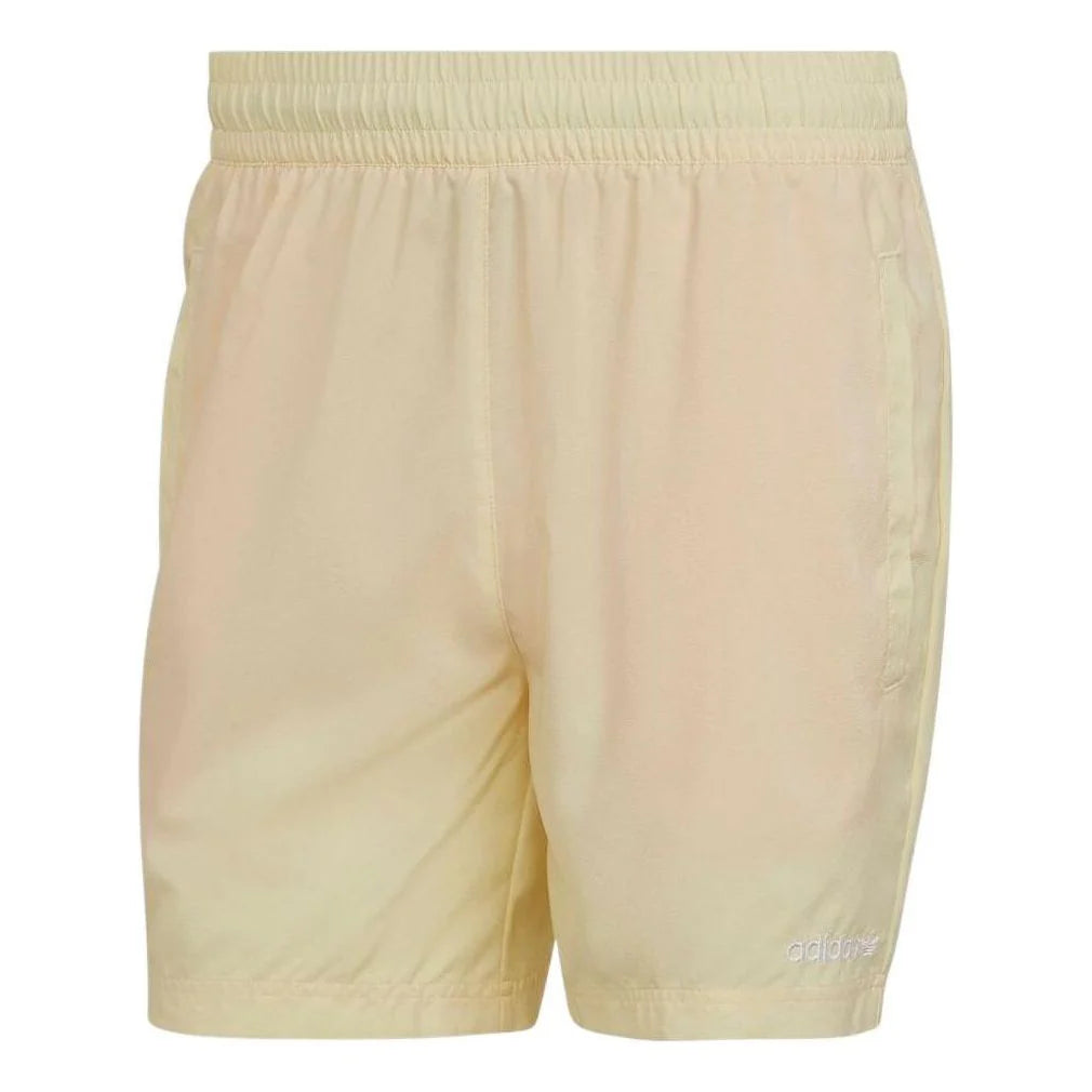 Adidas Originals Logo Embroidered Short Homme Easy Yellow