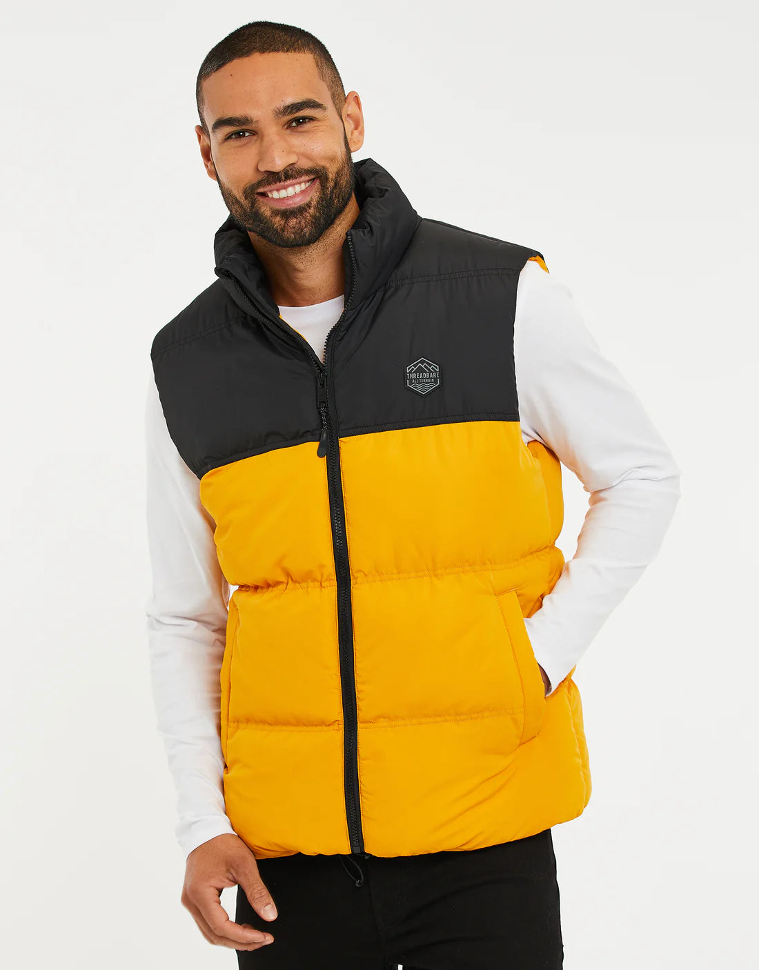 Threadbare Gilet Bicolore