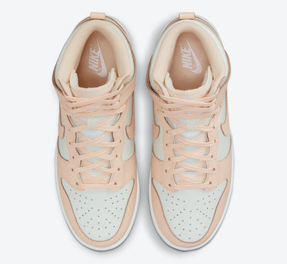 Nike Dunk High Sail Crimson Tint