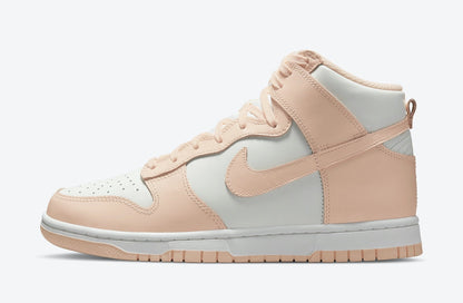 Nike Dunk High Sail Crimson Tint