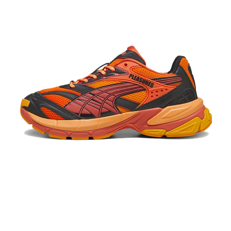 Puma x Pleasures Velophasis Layers Orange Black