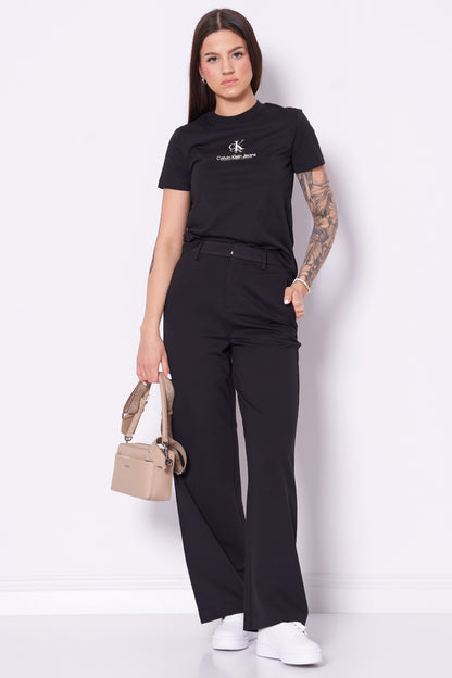 Calvin Klein Shadow Graphics T-Shirt Femme Noir