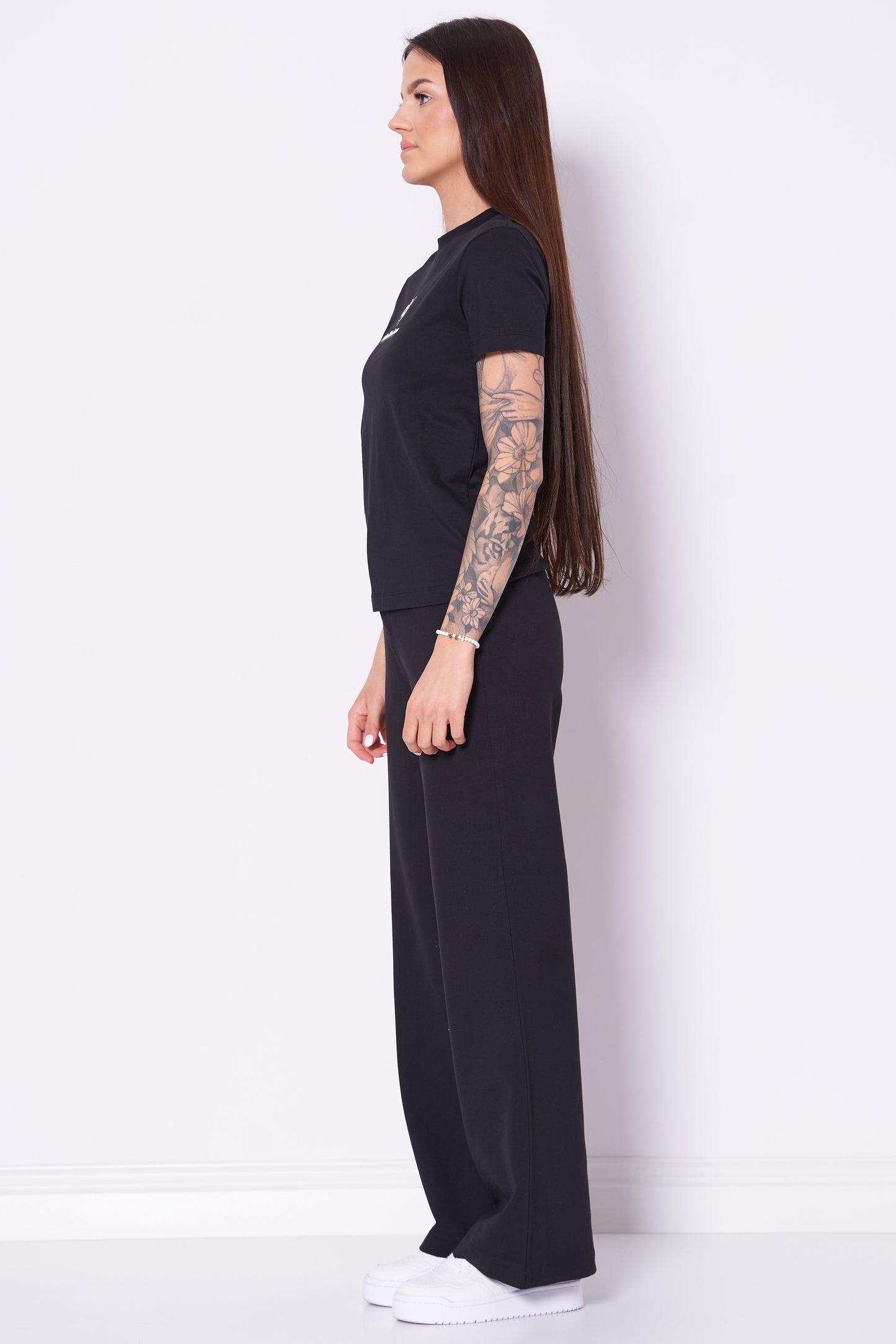Calvin Klein Shadow Graphics T-Shirt Femme Noir
