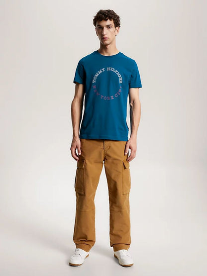 Tommy Hilfiger T-Shirt Monotype Roundle Deep Indigo
