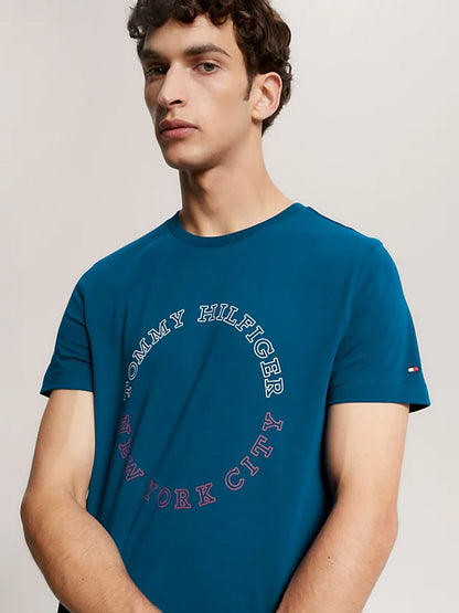 Tommy Hilfiger T-Shirt Monotype Roundle Deep Indigo
