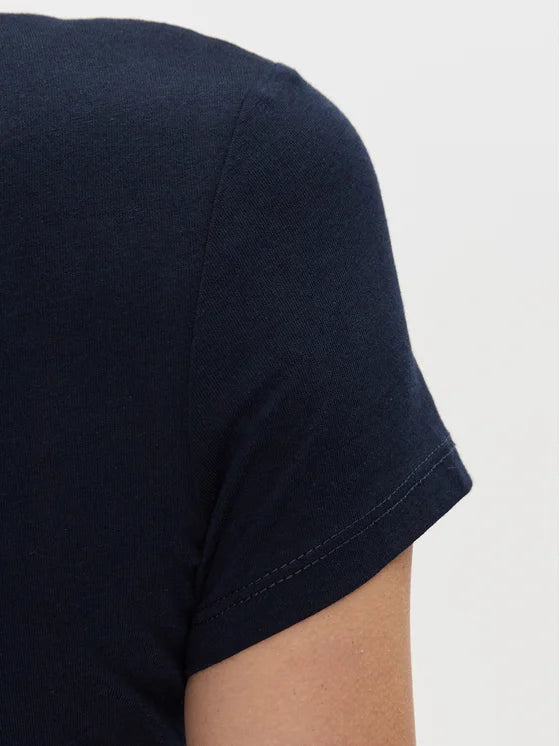 Tommy Jeans Slim Essential Logo 2 T-Shirt Femme Marine