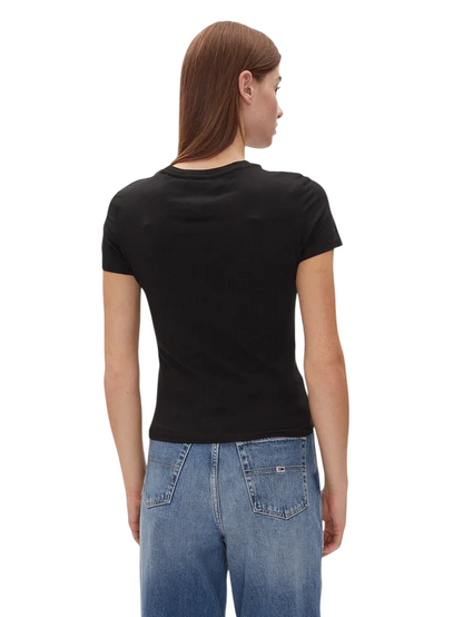 Tommy Jeans Slim Essential Logo 2 T-Shirt Femme Noir