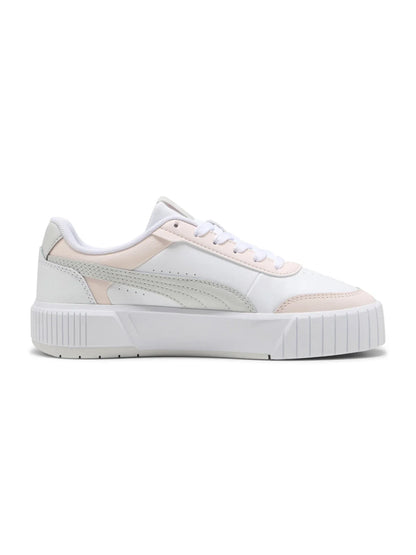 Puma Carina Mia Baskets Femme Blanc et Gris
