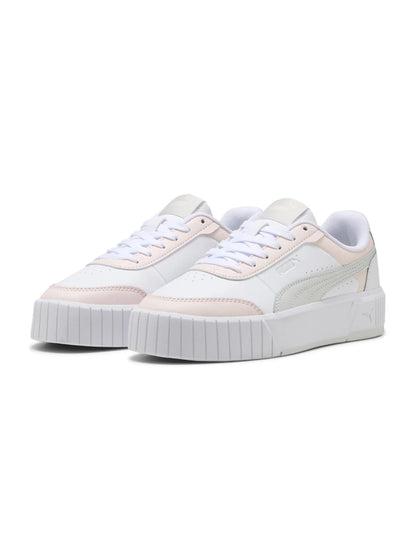 Puma Carina Mia Baskets Femme Blanc et Gris